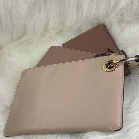 Michael KORS blush/nude Trio Leather Wristlets (NWOT) - Picture 14 of 16